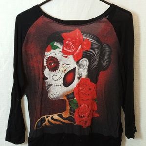 Sugar skull sweatshirt